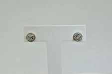 Finecraft 1/10 Cut Diamond Screw Back Earrings