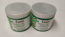 2 Lusti Olive Oil Baby Edges Hair Styling Gel Non Flaking Fast Drying Curl