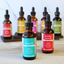 Plantlife Carrier Oil - Cold Pressed, Non-GMO, Gluten Free- For Skin and Hair