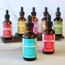 Plantlife Carrier Oil - Cold Pressed, Non-GMO, Gluten Free- For Skin and Hair