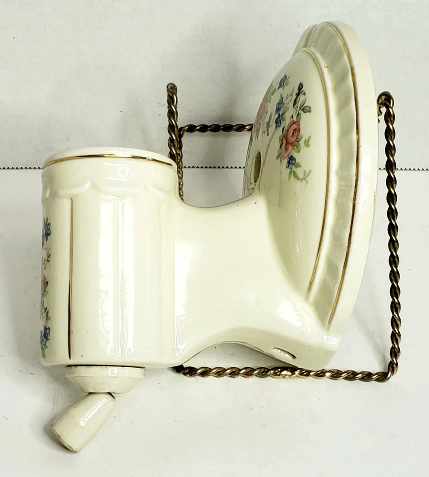 Aplique de pared eléctrico antiguo vintage de porcelana bombilla porceleros Foto 2 de 4