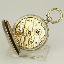 Rare G.T. Antique Pocket Watch Men's no fusee duplex chronometer no repeater