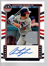 2024 USA Stars & Stripes Coll. Nat'l Team Auto Jersey #NTS-AS Anthony Silva /199