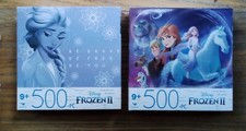 New Puzzles Frozen II Anna Elsa Kristoff Olaf Set Of Two Easy Size To Frame 500