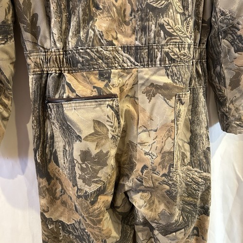 VTG Liberty Camouflage Hunting Cotton Coveralls Realtree Coveralls Men's M Tall - Picture 7 of 12