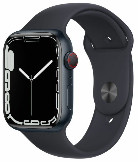 UNLOCKED - Apple Watch Series 7 Aluminum Case 45mm GPS + Cellular