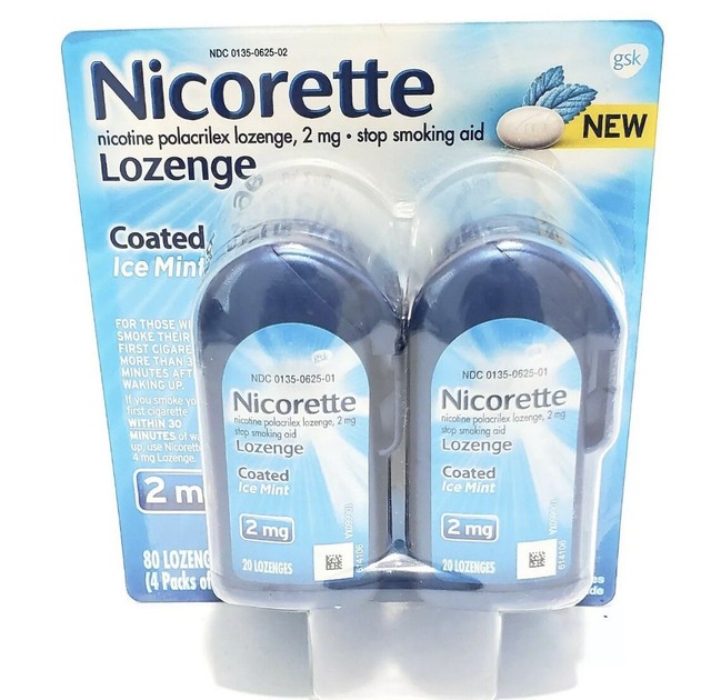 5 NEW Nicorette Lozenge & Gum 2 mg 4 mg Mini Mint Fruit Cinnamon eBay