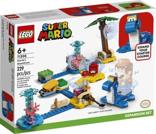Lego Super Mario 71398 - Dorrie's Beachfront Expansion Set NEW