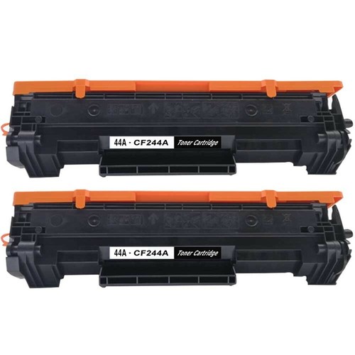 Pack De 2 Toners Compatibles HP 44A CF244A Pour LaserJet Pro M15a M15w MFP M28a M28w - Noir