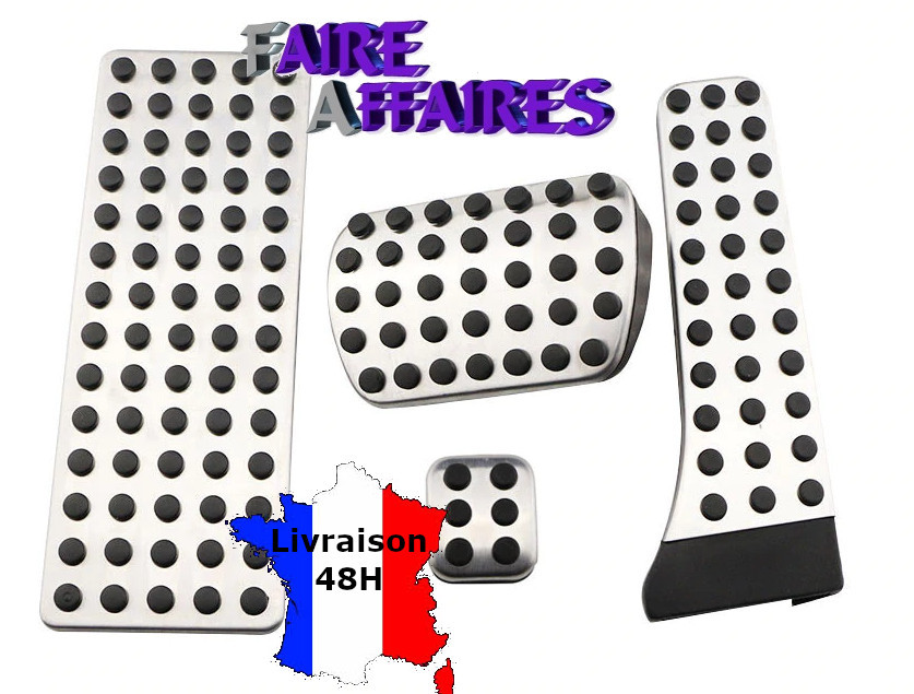Pédalier Mercedes Classe E W210 W211 W212 en acier inoxydable pour boite automatique