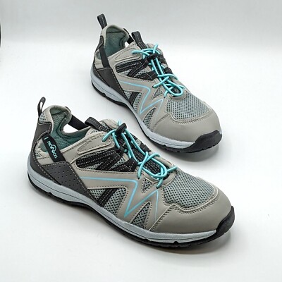 Teal and Gray Sports Sneakers Therafit Aria Women main image 3