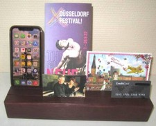 Organizer na biurko XL, uchwyt na telefon komórkowy, uchwyt na karty, wyświetlacz, uchwyt na zdjęcia