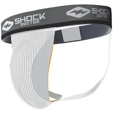 Shock Doctor Core Athletic Supporter with Cup Pocket - White