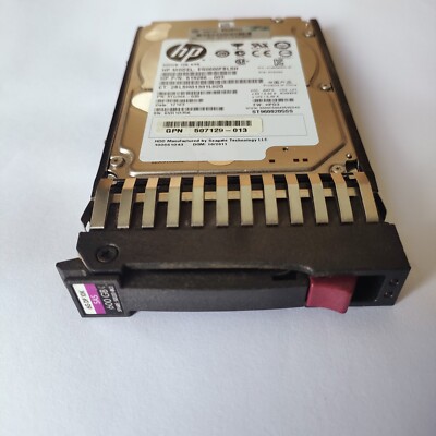 HP 600GB 10k SAS 2,5'' LAUFWERK KOMPATIBEL HP DL360 DL380 DL385 DL580 G5 G6 G7 