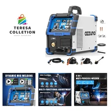 200A MIG Welder,110V/220V Dual Voltage multiprocess welder,Gas Gasless MIG We...
