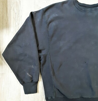 Vintage 90s Champion Reverse Weave Distressed Work Sweatshirt