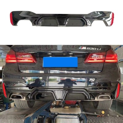 Rear Lower Diffuser for BMW 5 Ser G30 2018-2022 Modify to M5 CS Look W ...