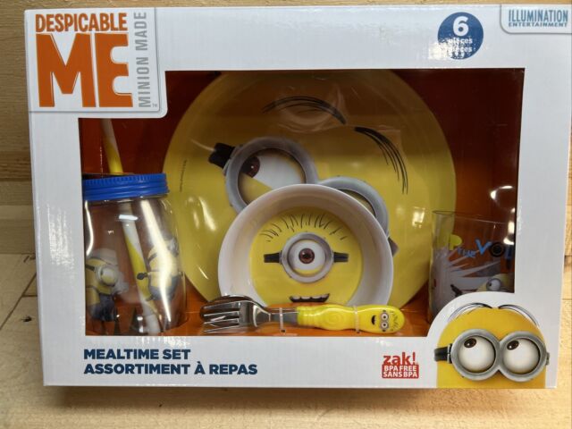 Despicable Me 6-Piece Mealtime Set - New In Box