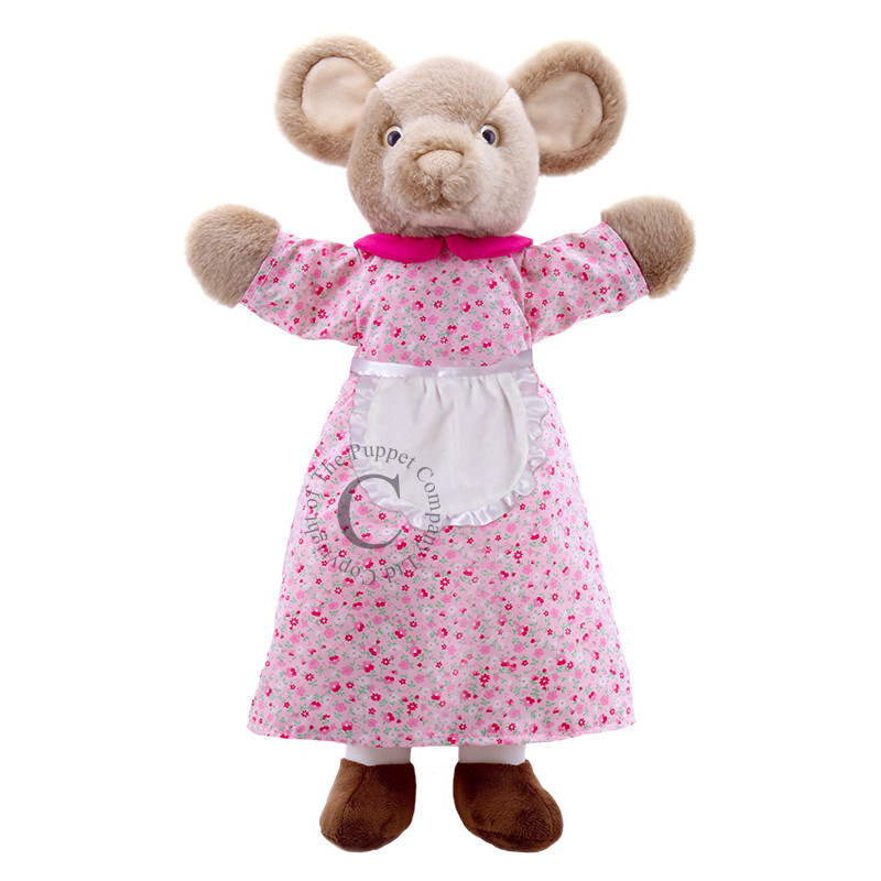 Dressed Mouse puppet Mrs Mouse hand puppet puppets long sleeve glove puppet mice