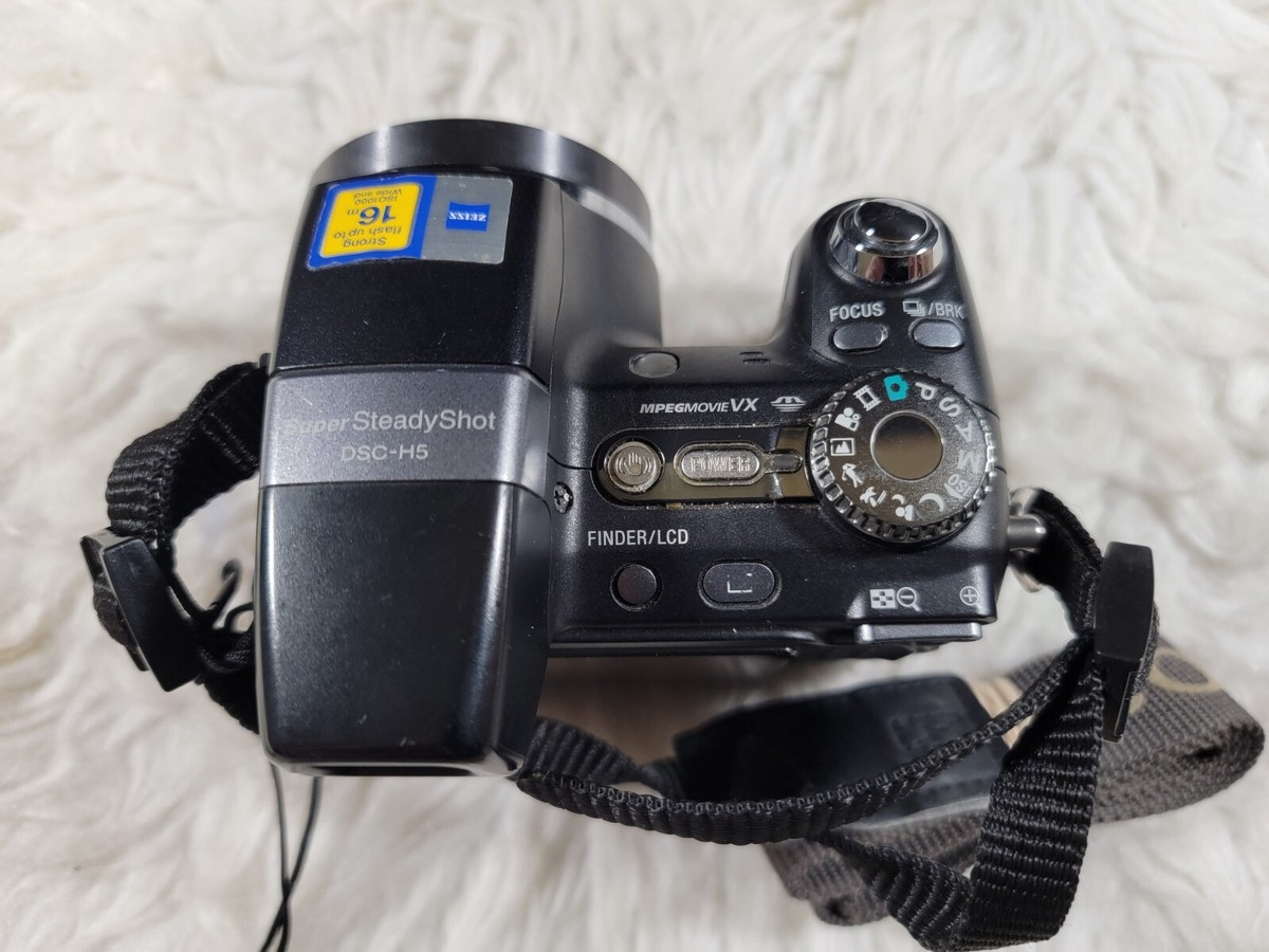 Sony Cyber-shot DSC-H5 7.2MP Digital Camera with 12x Optical