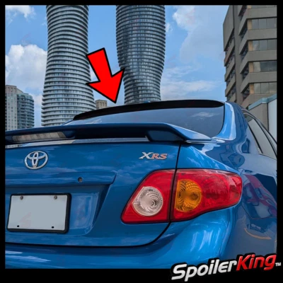 SpoilerKing (284R) Rear Window Visor Roof Spoiler Fits: Toyota Corolla 2011-2013 - Image 1 of 4