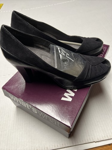 What’s What By Aerosoles Peep Toe Heels Women’s SZ 8.5 M Shoes New In Box - Picture 3 of 24