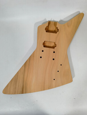 Electric Guitar Kit Mahogany Wood Guitar Body with HH Pickups