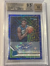 2019-20 Donruss Jarrett Culver Rated Rookie Blue Infinite Auto /35 BGS 9.5