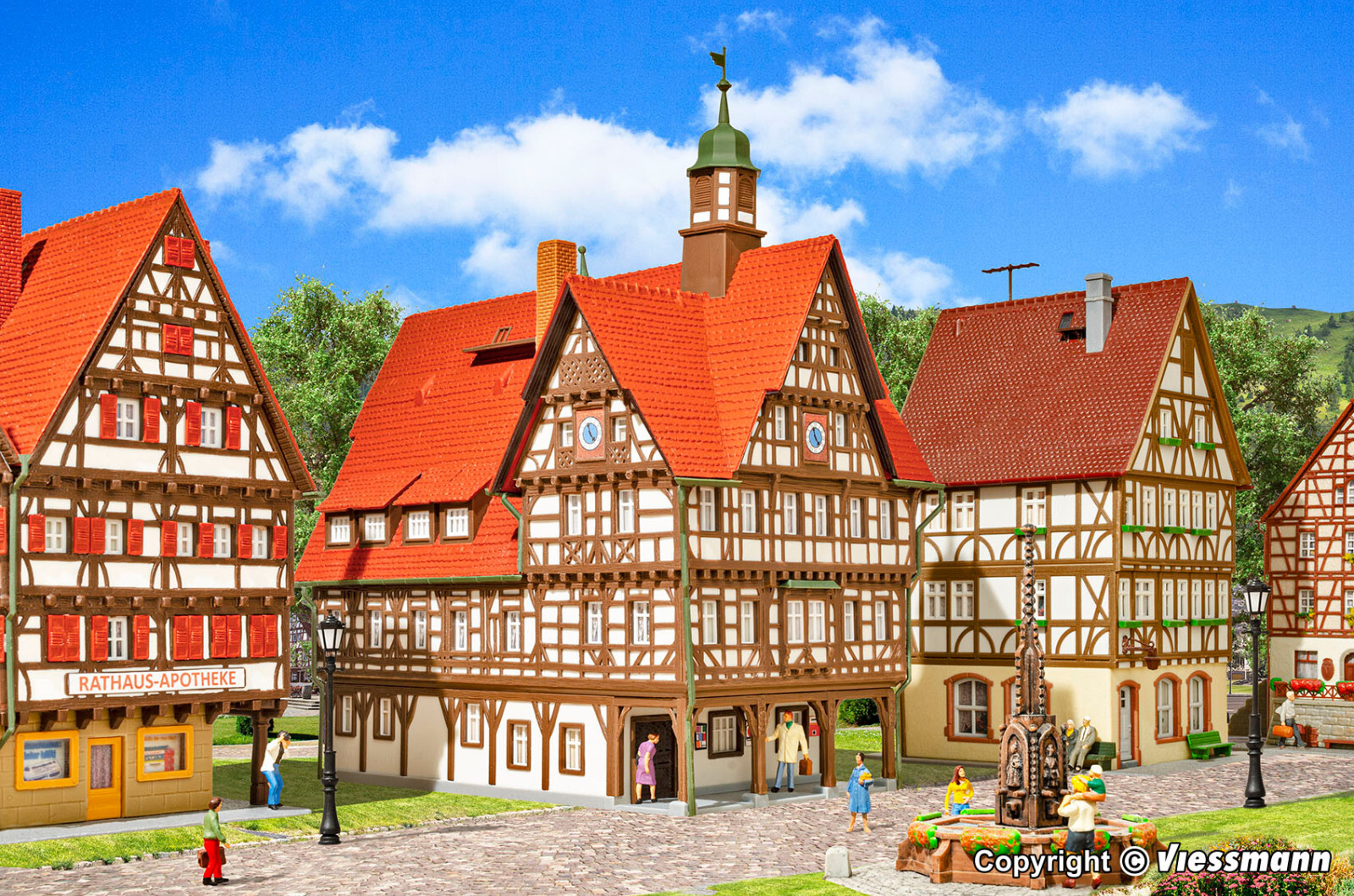 Kibri 38907 Spur H0 -  Rathaus in Bad Urach NEU und OVP