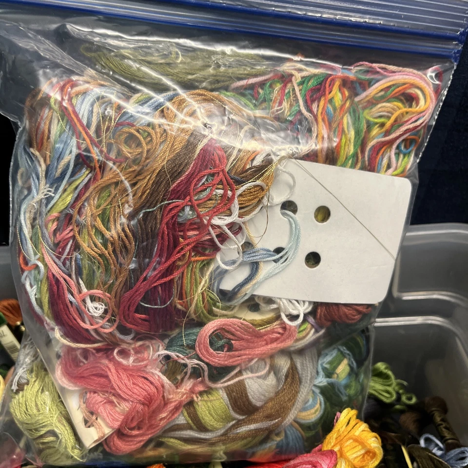 Embroidery Floss. Huge Lot. 415+ Skeins. 5 Full Bobbin Boxes. + More S9 - Image 3 of 4