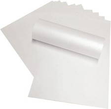 12" x 12" Frost White Pearlescent Scrapbook Card Decorative 290gsm Double Sided