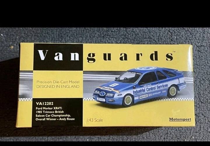 VANGUARDS FORD MERKUR XR4Ti 1985 TOTALE VINCITORE-ANDY ROUSE 1/43 RARO - Immagine 2 di 2