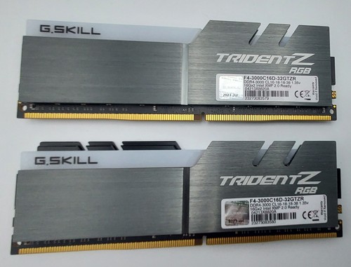 G. SKILL TridentZ RGB Series 32GB (2 X 16GB) 288-Pin PC RAM DDR4 3000 MHZ