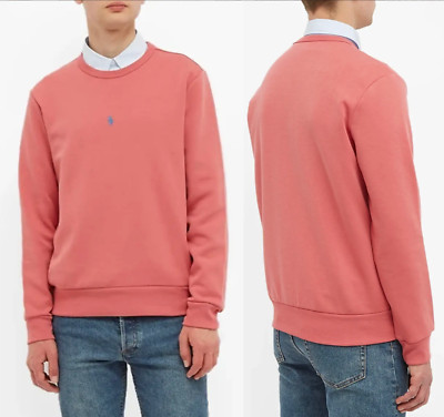 POLO RALPH LAUREN Double Knit Sweater Sweatshirt Jumper Pulli Retro Pullover S