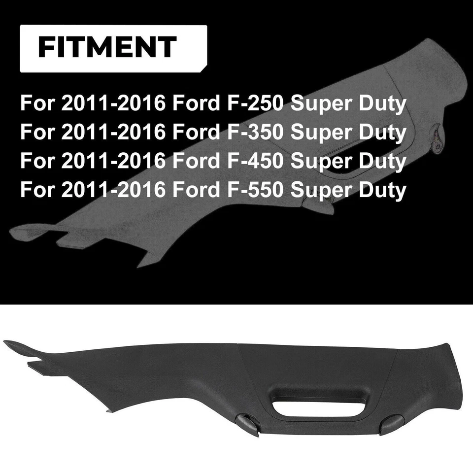 Manija de pilar lateral derecho del pasajero para Ford F250 F350 F450 F550 Super Duty 11-16 Foto 3 de 4