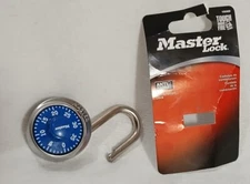 Master Lock 1506D Round Face Blue Locker School Combination Padlock 1 Pack