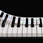 Removable Piano Keyboard Note Labels, 61 Key Full Size Silicone Piano Keyboar...
