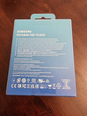 Samsung T5 EVO 4TB - USB-C Portable External SSD - New Sealed | eBay