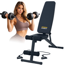 Hantelbank STG8X klappbar Trainingsbank verstellbar Schrägbank Multifunktion