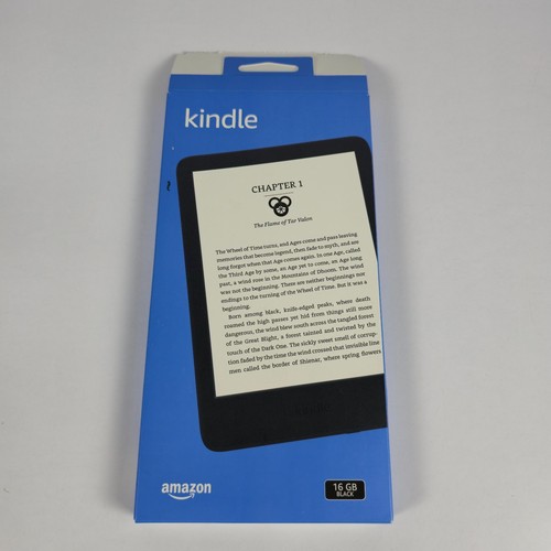 Amazon Kindle (2022) 16GB, Wi-Fi, 6 Inch eBook Reader – Black