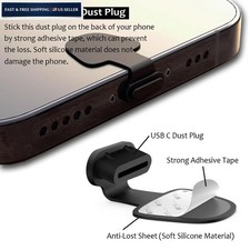 8 Packs New Dust Plug for iPhone 17 16 15 Series, USB C Cover Cap, C...