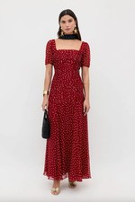 RIXO Leyane Chiffon Dress