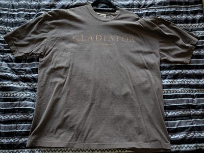Gladiator 2000 Film Brown Shirt XXL Heavy Weight Ridley Scott Russell Crowe