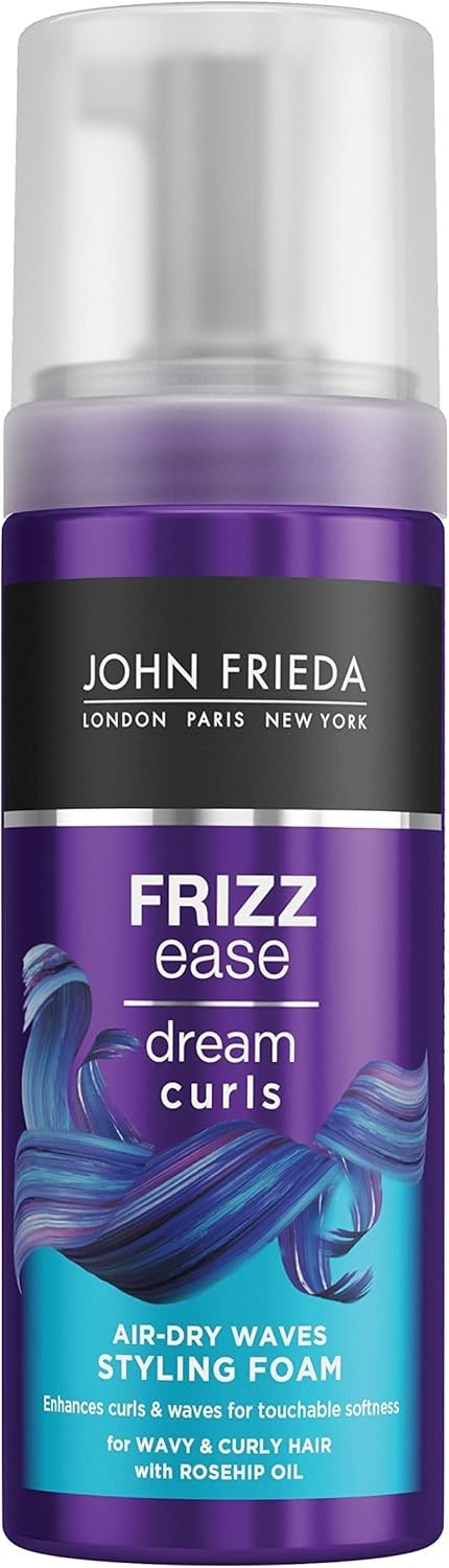 John Frieda Frizz Ease Dream Curls Air Dry Waves Styling Foam 150ml Wave ,Curl