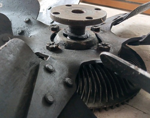 Original 1972-80 Jeep CJ(?) Cherokee Wagoneer(?) 7 Blade Fan W Clutch - Bild 12 von 14