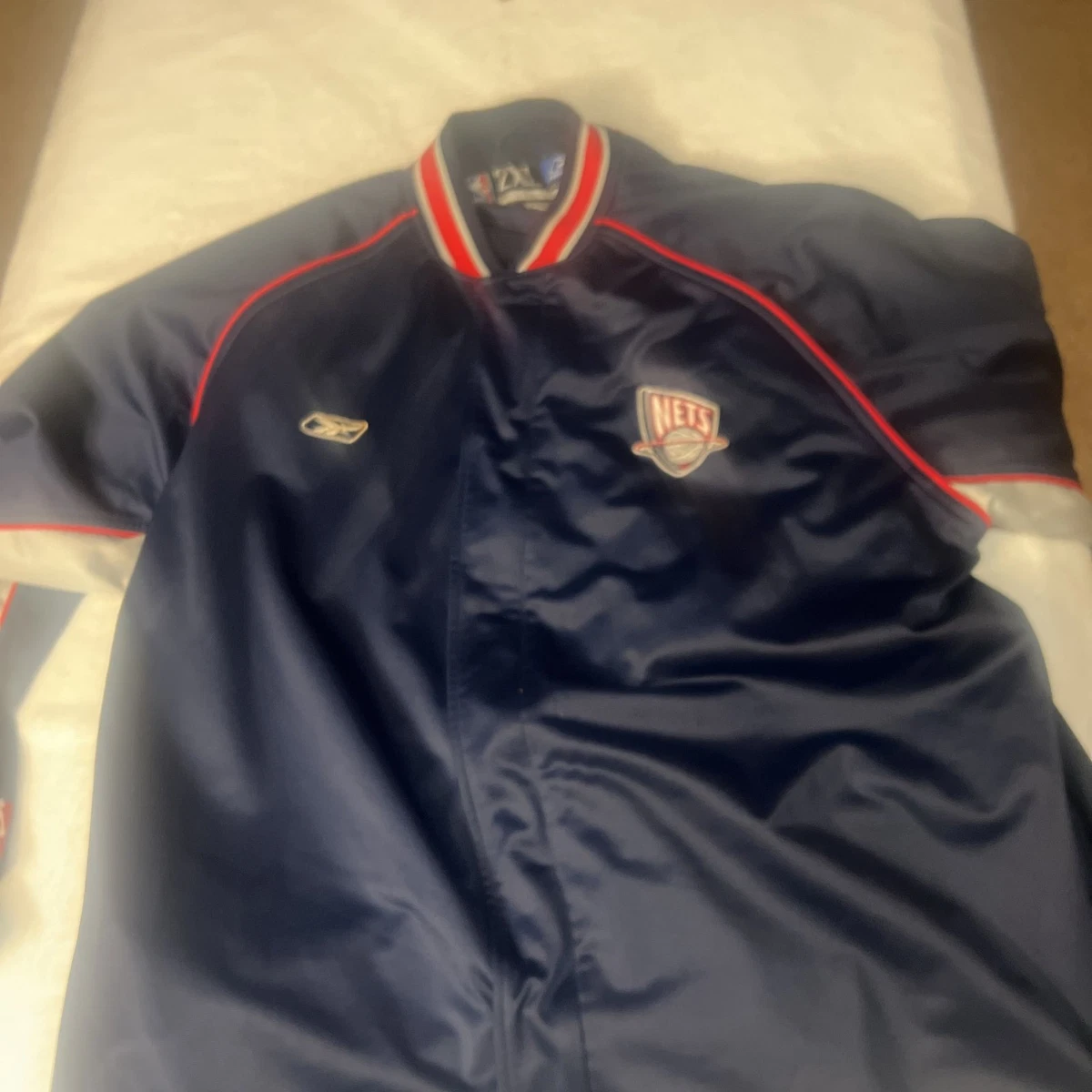 reebok NBA NETS ウォームアップジャージ　セットアップ　XXL Reebok New Jersey Nets Sports Fan Jackets for sale | eBay