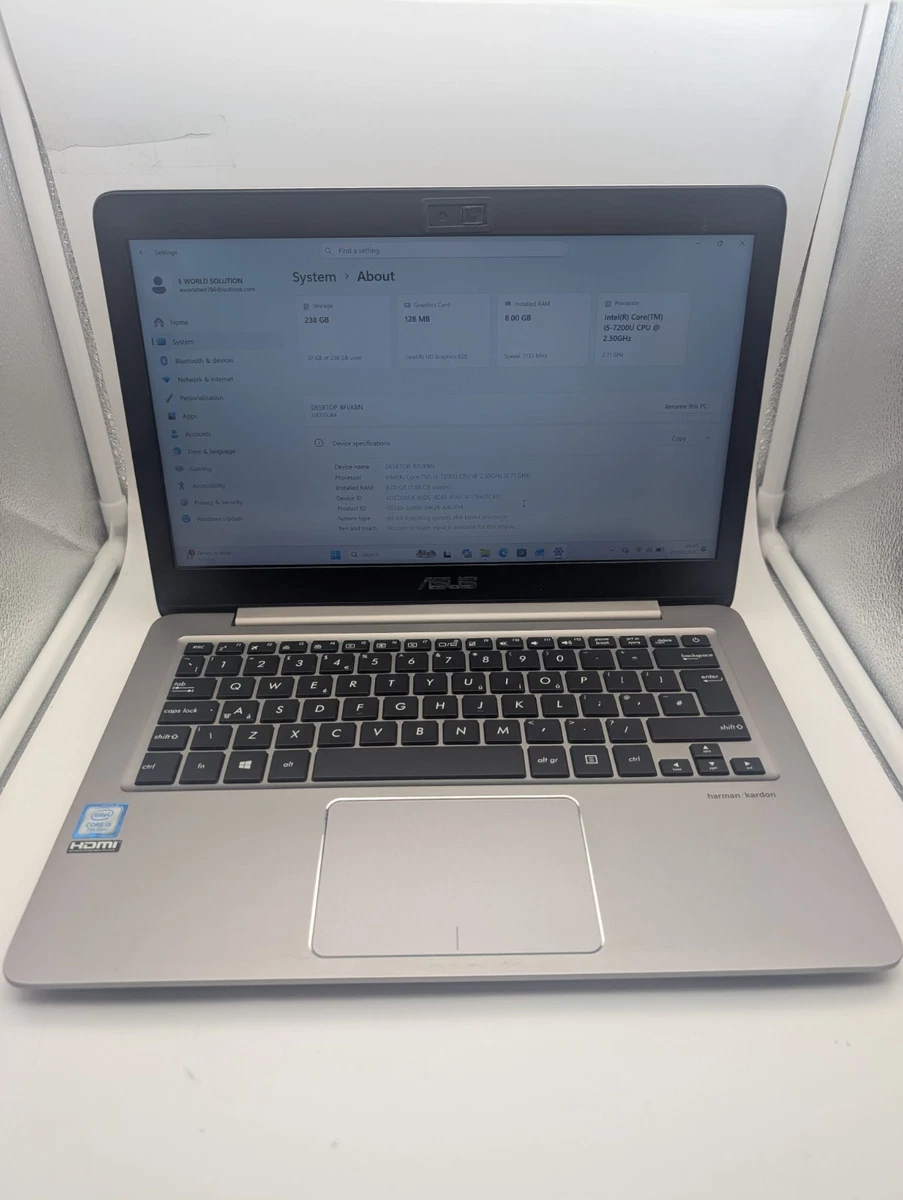 ASUS Laptops and Netbooks Intel Core I5-7200U Processor for sale