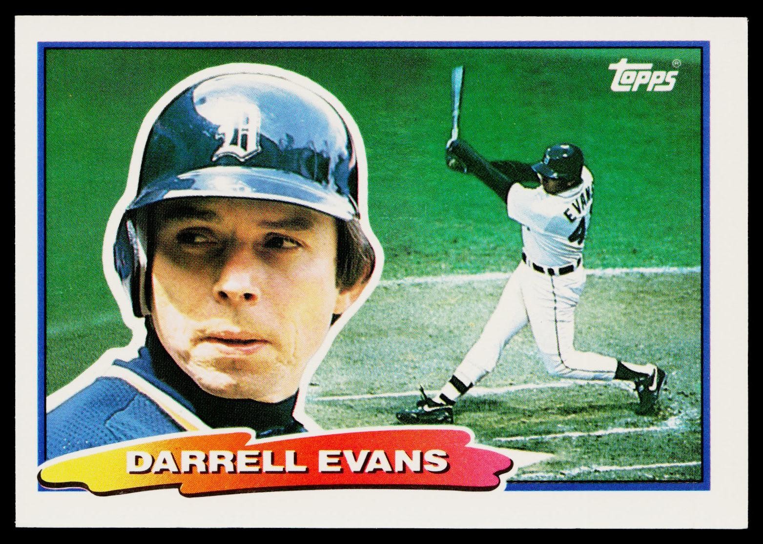 Darrell Evans 1988 Topps Big #82 Detroit Tigers