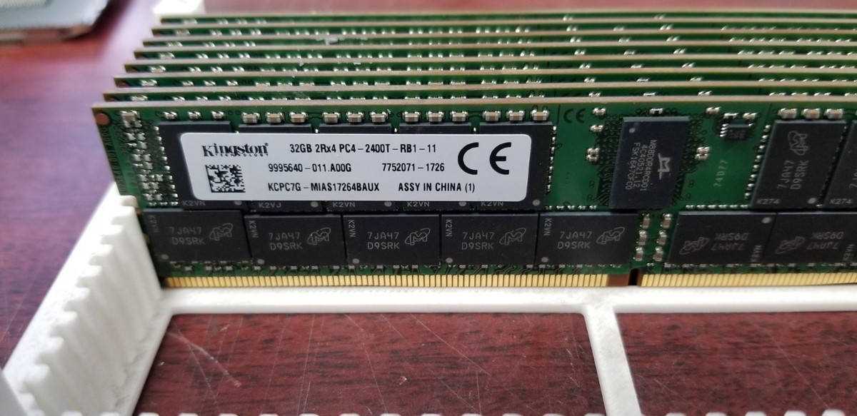Kingston8GB×4 32GB 1Rx8 PC4-2400T-RDO-1 Kingston 8GB PC4-2400T-U 1Rx8 Non-ECC KM0VW4-MID | Buy Online
