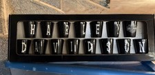 HARLEY DAVIDSON motorcycle theme set of 14 logo shot glass set, New in Box